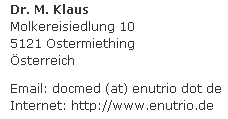 Impressum Impressum
